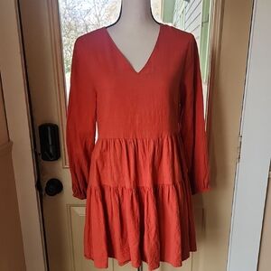 Fancyinn Orange Dress | S